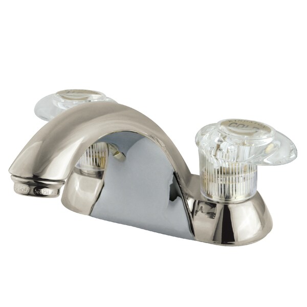 4" Centerset Bathroom Faucet, Brushed Nickel
